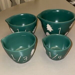Rae Dunn Christmas Tree Measuring Cups